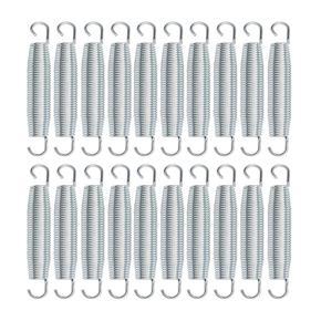 20Pcs 5.5 Inch Trampoline Springs Heavy Duty Galvanized Steel High Tensile Replacement Trampoline Accessories