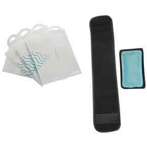 4PCS Disposable Outdoor Emergency Urinate Bags & 1x Cold Therapy Wrap with Strap Cold Hot Therapy Pain Ice Pack