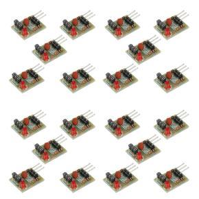 20Pcs Laser Receiver Non-modulator Tube Sensor Module For Arduino DIY - gray