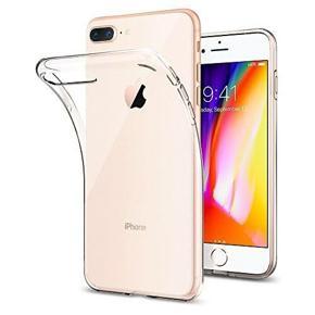 Soft Silicon Case back Cover FOR IPhone 7 plus/IPhone 8 Plus_ Transparent