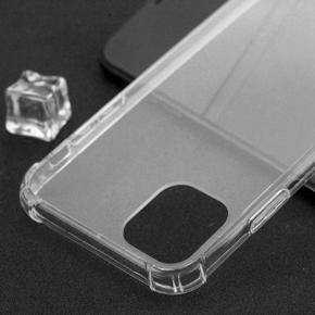 Suitable for iPhone11pro transparent mobile phone shell Apple thickened four-corner anti-fall pc+tpu two-in-one acrylic