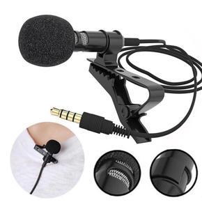 YW - 001 Practical 1.5 Meters 3.5mm Hands Free Clip On Mini Lapel Microphone for PC Laptop