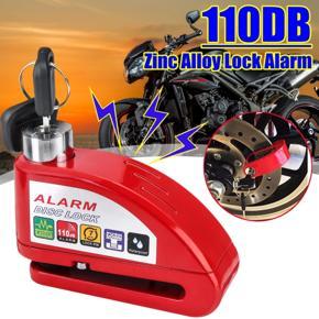 Aluminum alloy Motorcycle Scooter Security Anti-theft Wheel Brake Lock Alarm Kit -