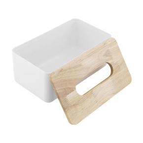 Cimiva Tissue Box Home Car Container Decoration For Removable Tissue Rectangle Shape-wood
