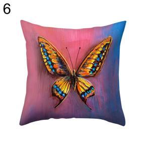 Multicolor Butterfly Throw Pillow Protector Case Cushion Cover Bedding Articles