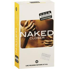 Four Seasons Condoms Naked Closer 12 pack