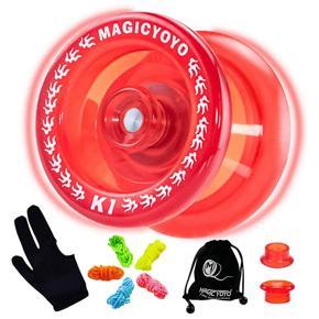 MAGICYOYO K1-Plus Professional Responsive Yoyo for Kids, Plastic Yoyo with Narrow C Bearing,Yoyo for Beginners