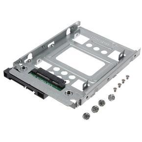 NEW 2.5" SSD to 3.5" SATA Hard Disk Drive Adapter Caddy Tray Cage Hot Swap Plug -