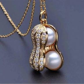 Peanut Pendant Necklace Korean Clavicle Chain Jewelry