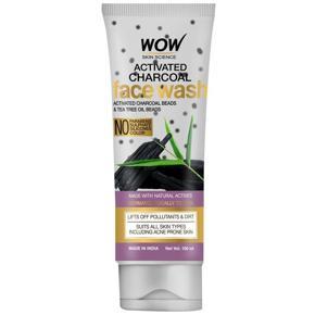 Wow Skin Science Activated Charcoal Face Wash 100ml