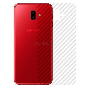 Samsung Galaxy J6 2018 Back Carbon Fiber Sticker Protection 3D-Transparent