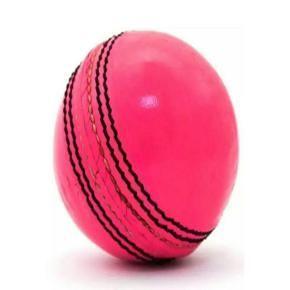 pink Sports Cricket original leather Hard Ball - Test Standard