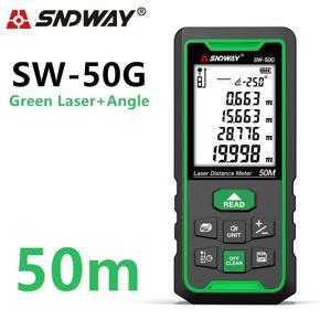SW-50G SNDWAY Laser Distance Meter Digital Range Finder 50m Rangefinder Trena Lazer Tape Measure Ruler Roulette Measurer Tool be in great demand