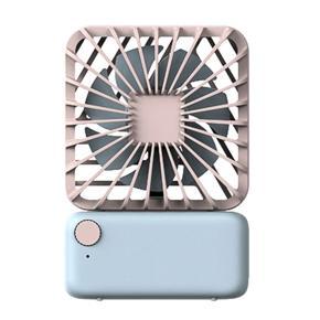F3 Square Small Fan Silent Portable Hanging Neck Electric USB Charging Fan, Suitable for Home Office Outdoor , Small square fan