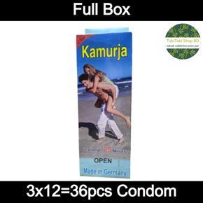 The Kamruja Condom - Plain & Thin Condom - Full Box (12pack contains 36pcs Condom) - Made in Germany