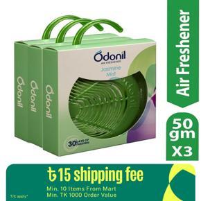Odonil Natural Air Freshener Block Jasmine Mist - 50gm Hanger Model (Buy 2 Get 1 Free)