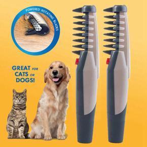 electric pet dog grooming comb& brush cat hair trimmer knot out remove mats tangles tool supplies grooming cat brush massage coco pets