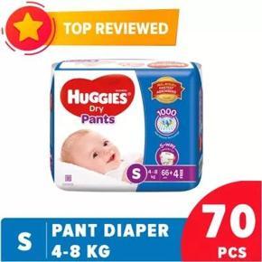 Huggies Dry Pant Diaper Small-70 Pcs (4-8 KG)