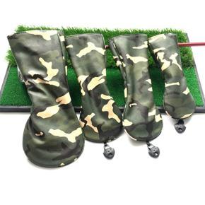 Golf cover-4 x Golf putter cover-Camo army green