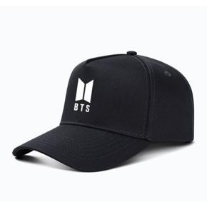 BTS Styles Women Unisex Cotton Summer Baseball Cap Kpop Printed Round Top Souvenir Hip-Hop Snapback Adjustable Pea