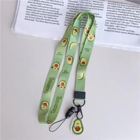 WSXGDR Universal Cartoon Cute Broadband Fabric Adjustable Mobile Phone Lanyard for iPhone 11 Xs lanyards Strap Hang Rope