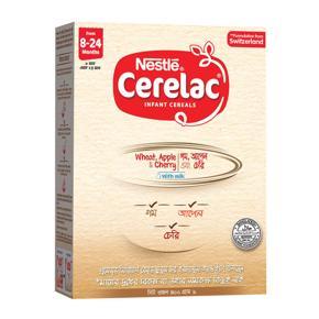 CERELAC Stage 2 Wheat & Apple, Cherry with Milk 400g BiB