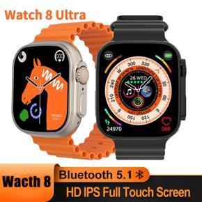 Ultra Smart Watch Series 8 1.85" HD Screen Sport Smartwatch Men Women Bluetooth Call IP67 Waterproof Heart Rate Sleep Monitoring Watches Wireless Charging