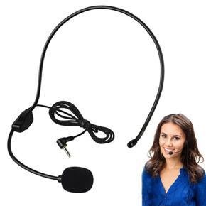 Portable Wired Speech Speaker Headset Microphone For Voice Amplifier