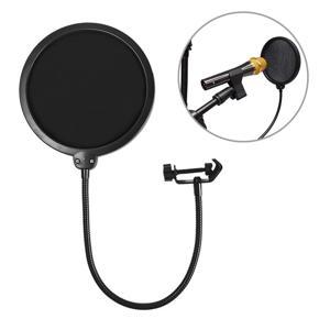 Easy Convenient to Install Use Microphone Round Wind Screen Pop Filter Swivel Mount Mask Shied For Singing