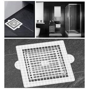Disposable Hair Catcher Shower Drain Floor Sink Strainer Filter Mesh with Stickers for Bathroom and Kitchen 30 Pack