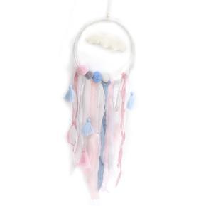 Himeng La Dreamcatcher Hand Crafted Cloud Shape Good Luck Exquisite Durable Wide Application Feather