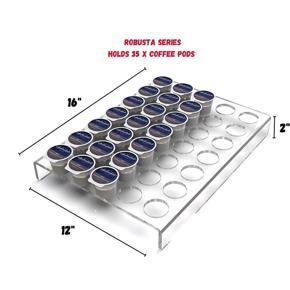 35 Hole Acrylic Coffee Capsule Rack Coffee Bean Storage Rack 3