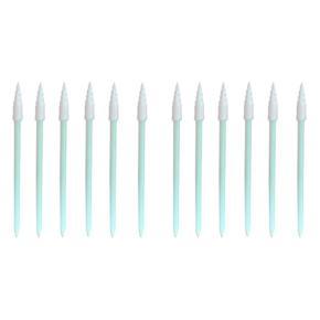 ARELENE 200Pcs Spiral Pointed Tipped Foam Cleaning Swab Lint Free Sponge Sticks Cotton Swabs Double Head Cotton