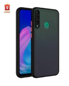 Huawei Y7P Translucent Matte Cover (Shockproof And Anti-Drop Protection) Smoky Frosted Case