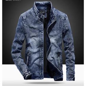 Top Men's Fashion Winter Jeans Jacket Tops Plus Size