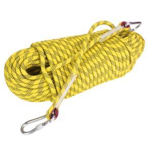 30m Outdoor Rock Climbing Escape Rope 12mm Safety Mountaineering Survival Cord