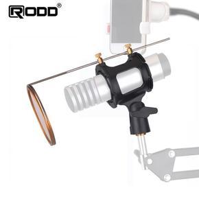 Phone Microphone Shock Mount Microphone BracShock Mount Metal Anti-spray Net and Shock Mount