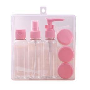 6 Pcs Travel Makeup Bottle Set With Funnel - Makeup Combo Set