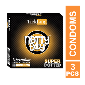 NottyBoy TickLing Super Dotted Condoms - 3Pcs Pack