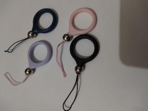 Universal Silicone Finger Ring Holder Lanyard For Keys with Rounded Band Style