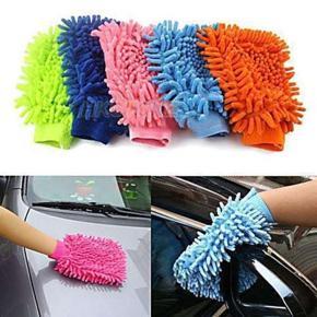 Microfiber Car Washing Gloves - 1 Piece Multi Color