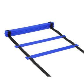 12 Rung Speed Agility Ladder Soccer Sport Ladder Training Carry Bag - blue