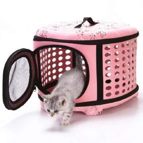 Pet, Cat & Small Dog Carrier Pet House with Hard Cover