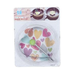 Stainless Steel Omelette Love Shaped Frying Egg Mold - 1 Piece Silver