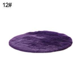 Home Bedroom Floor Round Soft Fluffy Seating Chair Sofa Rug Carpet Cover Cushion