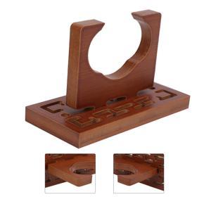 Ukulele Bracket Wooden Hollow Detachable Guitar Wall Holder Instrument Stand