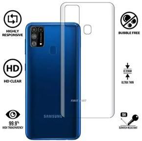 For Samsang Galaxy M31 transparent back poly Back screen protector