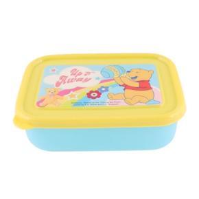 Plastic Lunch Box - Yellow and Blue