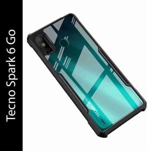 Ultra Thin 360 Degree Protection Crystal Clear Tranparent Bumper Back Cover Case for TECNO Spark 6 go