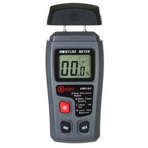 GMTOP Wood Moisture Test Moisture Meter 4 Modes Portable Hygrometer Pin Type Timber Humidity Instrument Handheld Water Leak Detector LCD Display